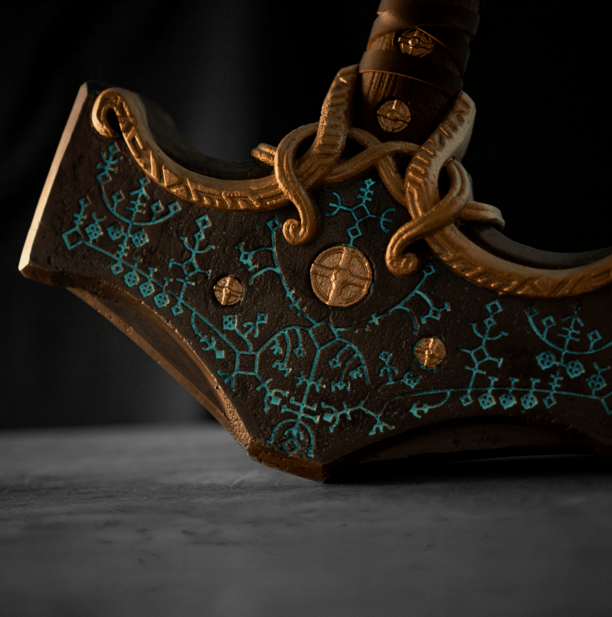 Mjolnir hammer steel version 26.45lb Glow-in-the-Dark Runes