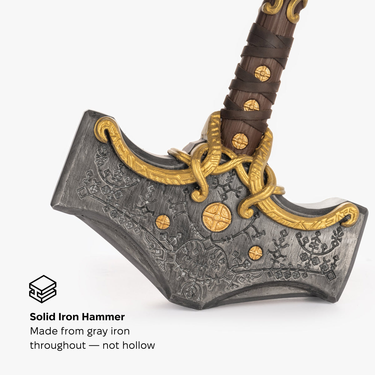 Mjolnir hammer steel version 26.45lb Glow-in-the-Dark Runes
