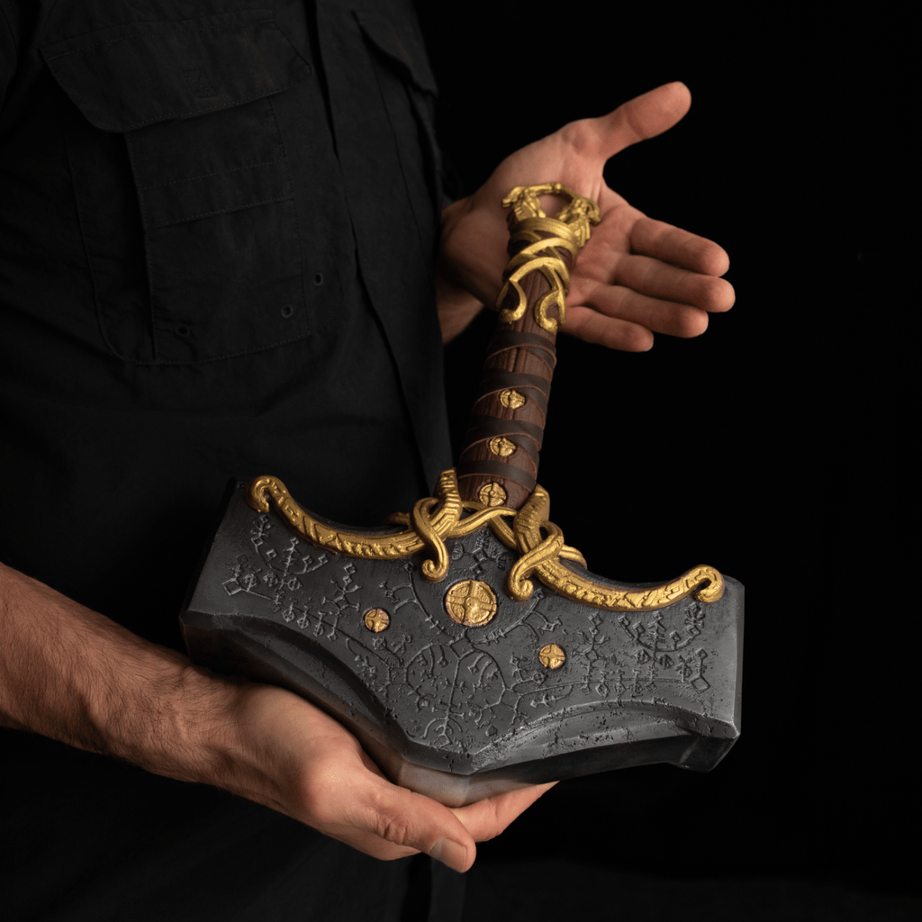Mjolnir hammer steel version 26.45lb Glow-in-the-Dark Runes