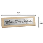 ❤️ Mom "Chaos Coordinator" Wooden Desk Sign 👩‍ Home Office Humor Mother’s Day Funny Gift 🎁