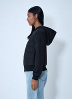 Moncler Women Quilted Hooded Cardigan