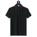 Moncler Black T-Shirt with Collar