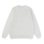 Moncler Logo-Embroidered Printed Cotton Jersey Sweatshirt White