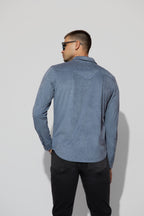 Eastwood Butter Suede Steel Blue