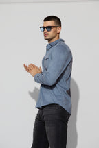 Eastwood Butter Suede Steel Blue