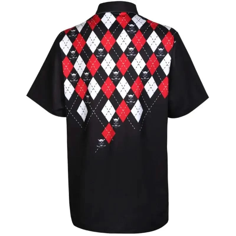 Cool-Stretch Monster Golf Polo Shirt - Black