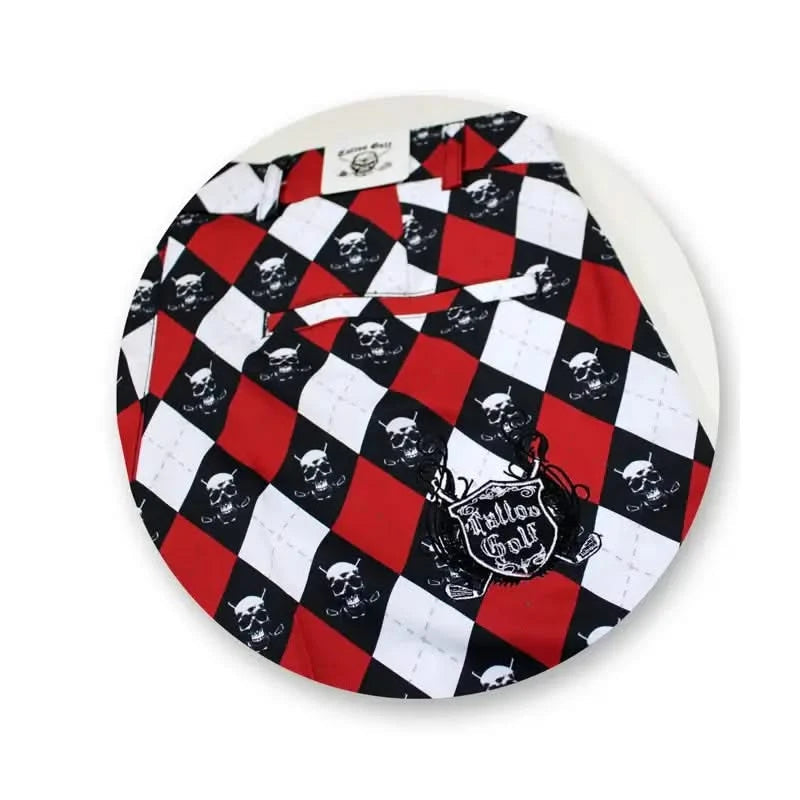 Monster ProCool Golf Shorts (Red/Black/White)