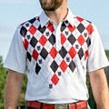 Monster Cool-Stretch Golf Shirt (White)