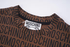 Moschino T-Shirt Without Collar 'Brown-Black'
