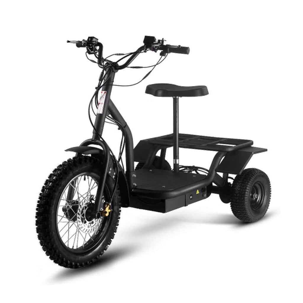 MotoTec 48V 1200W Electric Trike Three Wheel Scooter (SAK70549)