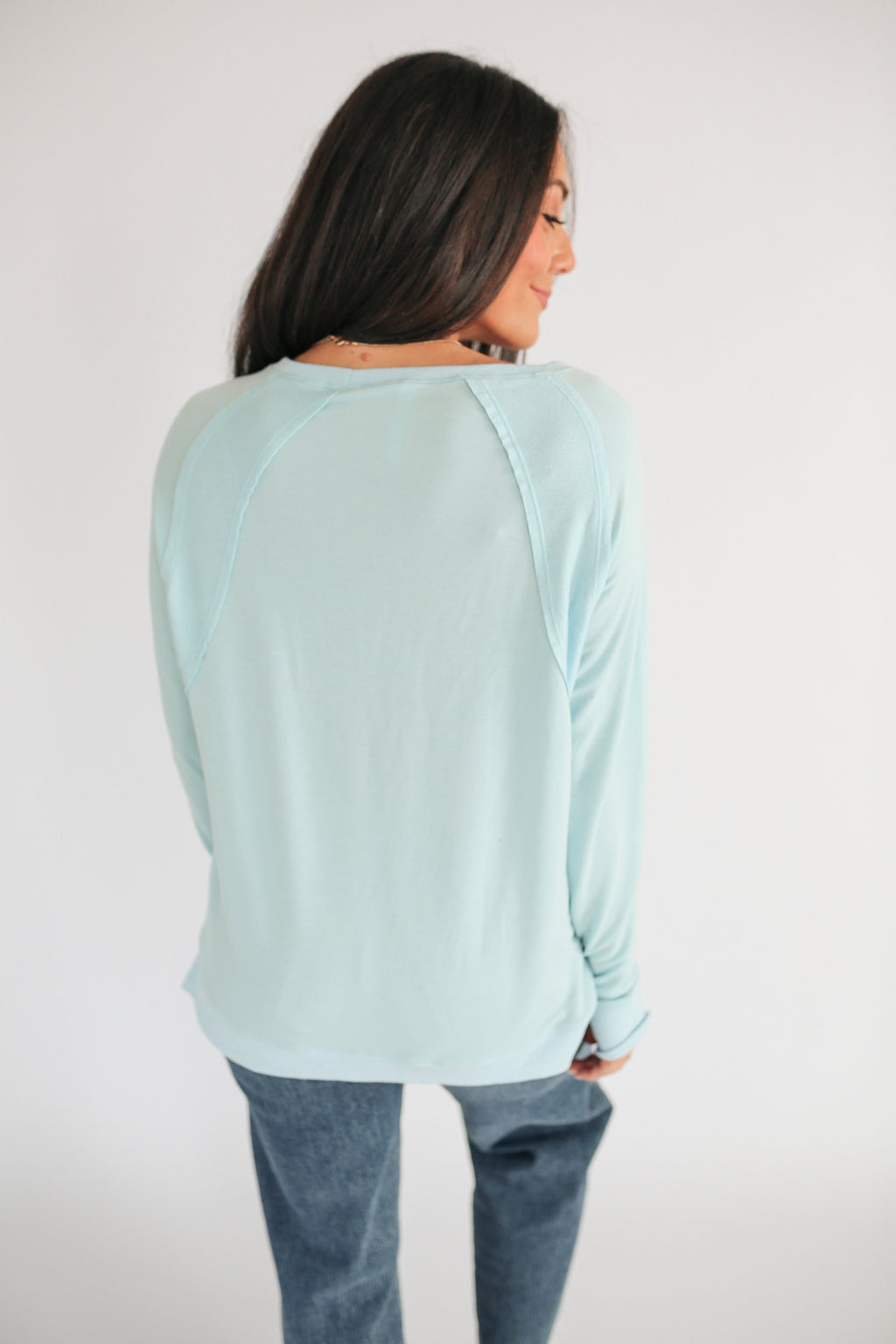 Free Flowing Lightweight Long Sleeve Nursing Top