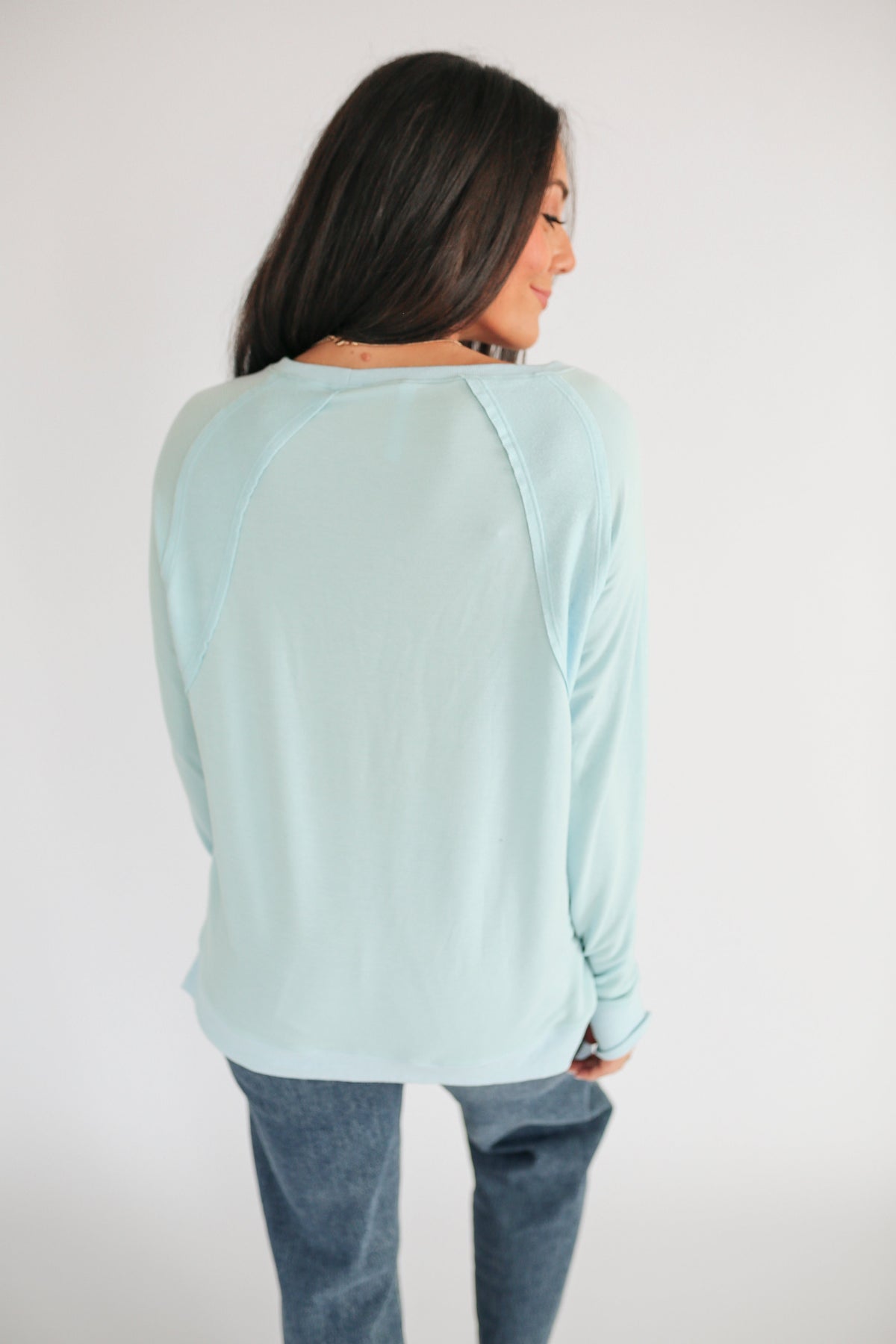 Free Flowing Lightweight Long Sleeve Nursing Top