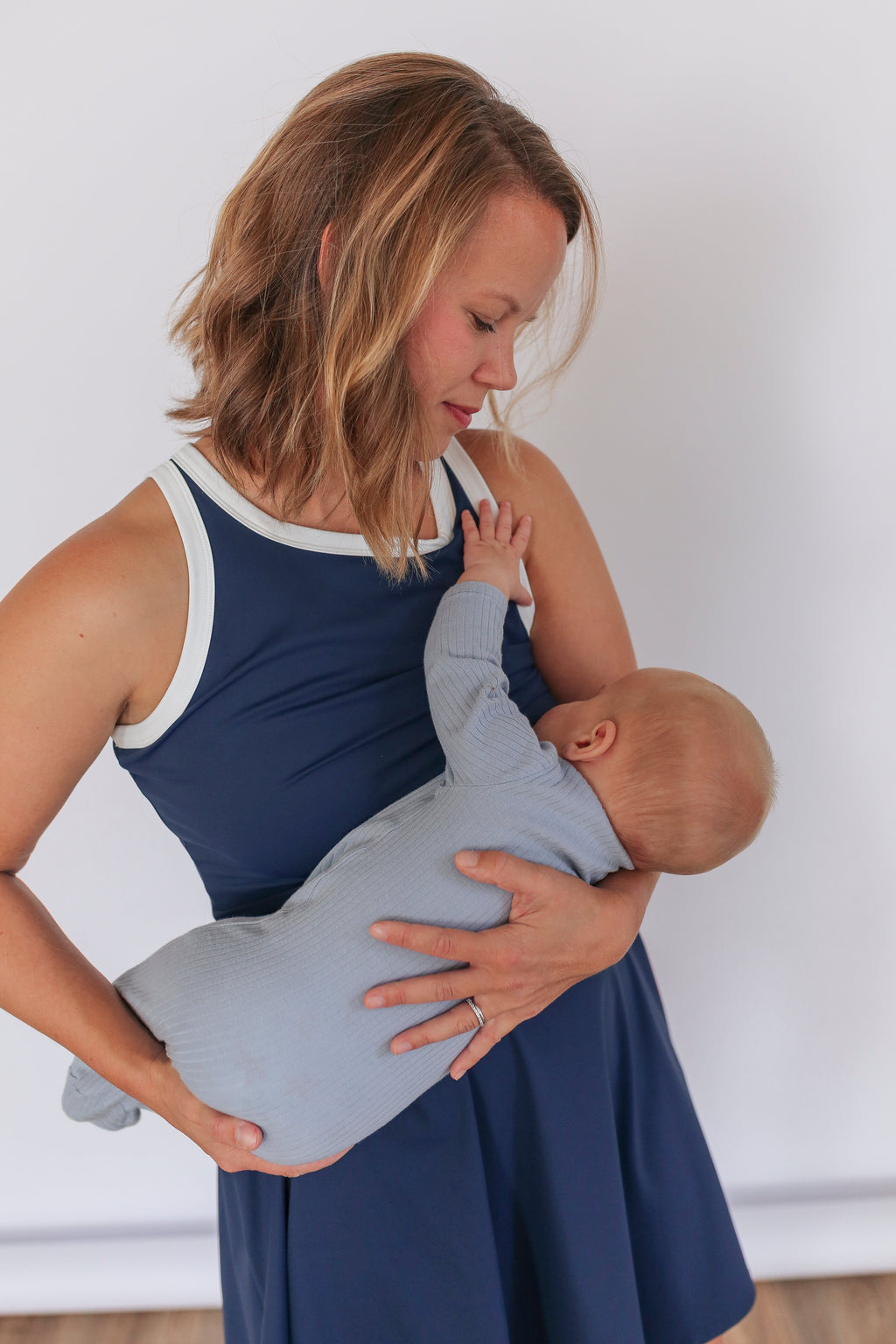The Courtside Nursing Tennis Dress – Breastfeeding Friendly