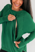 Free Flowing Lightweight Long Sleeve Nursing Top