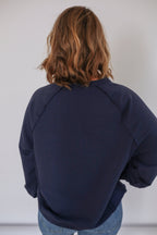 Big Hug Vertical Zip Breastfeeding Crewneck
