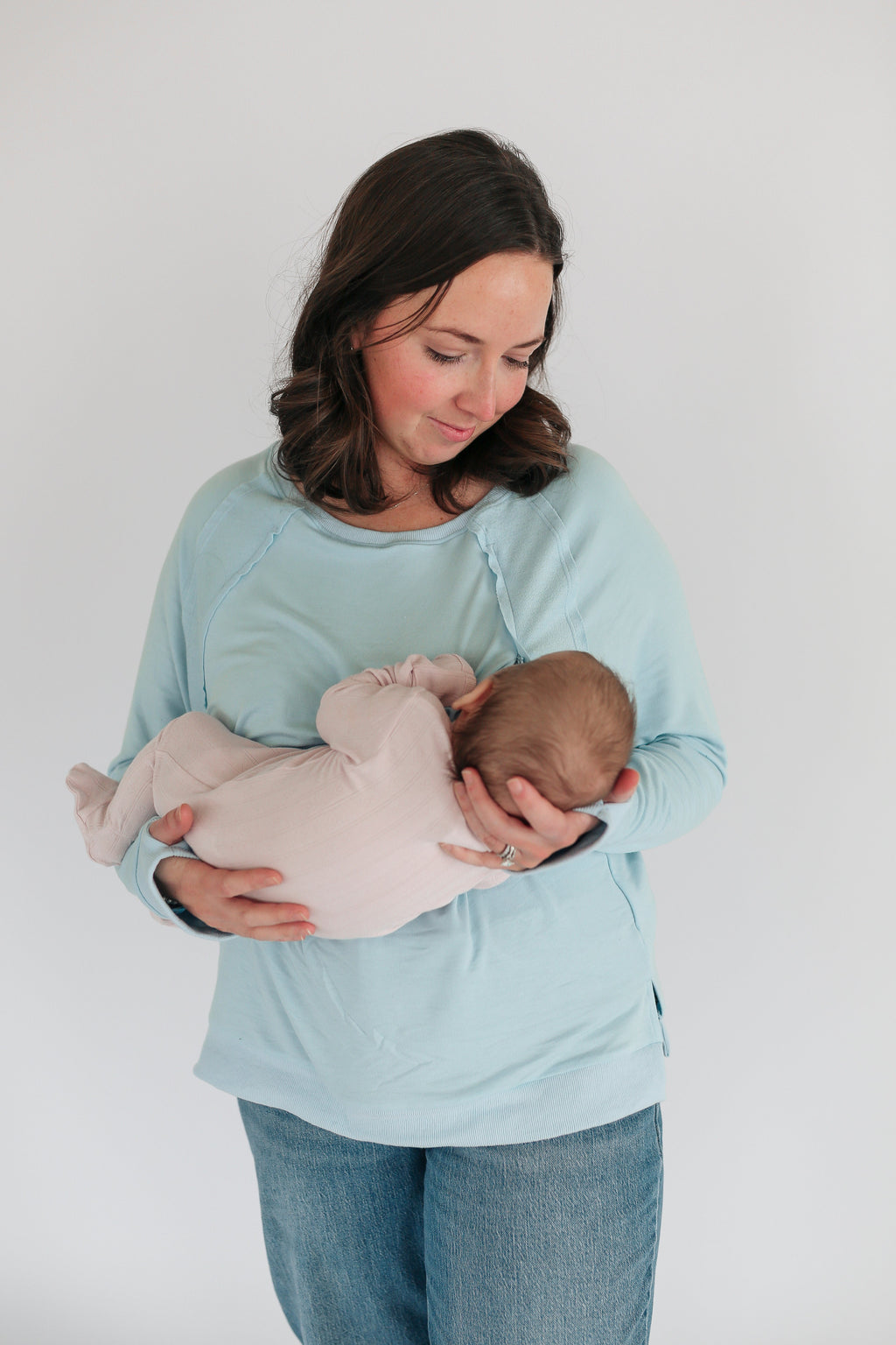Free Flowing Lightweight Long Sleeve Nursing Top