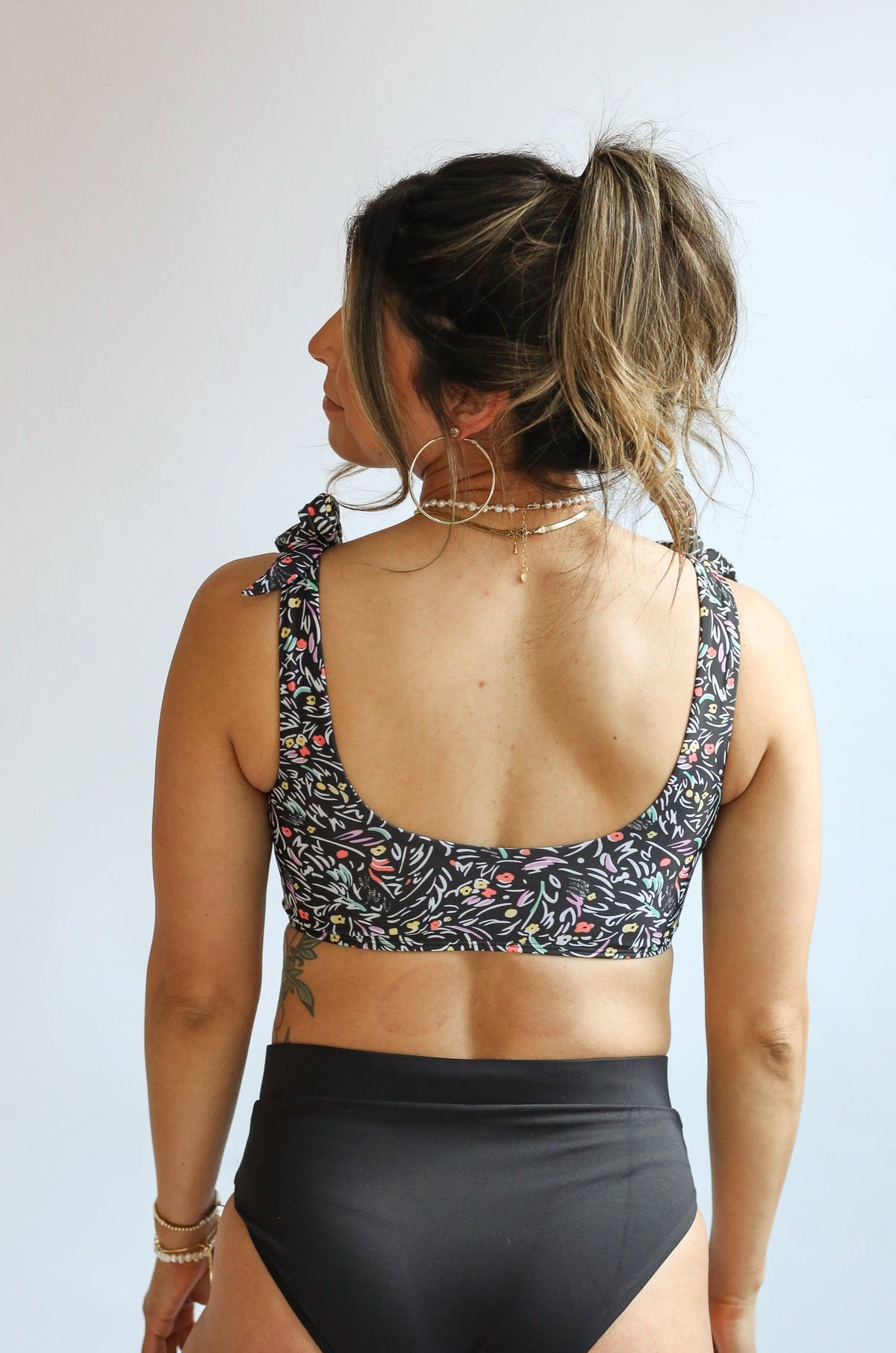 Tie Shoulder Breastfeeding Swimsuit Top | FINAL SALE