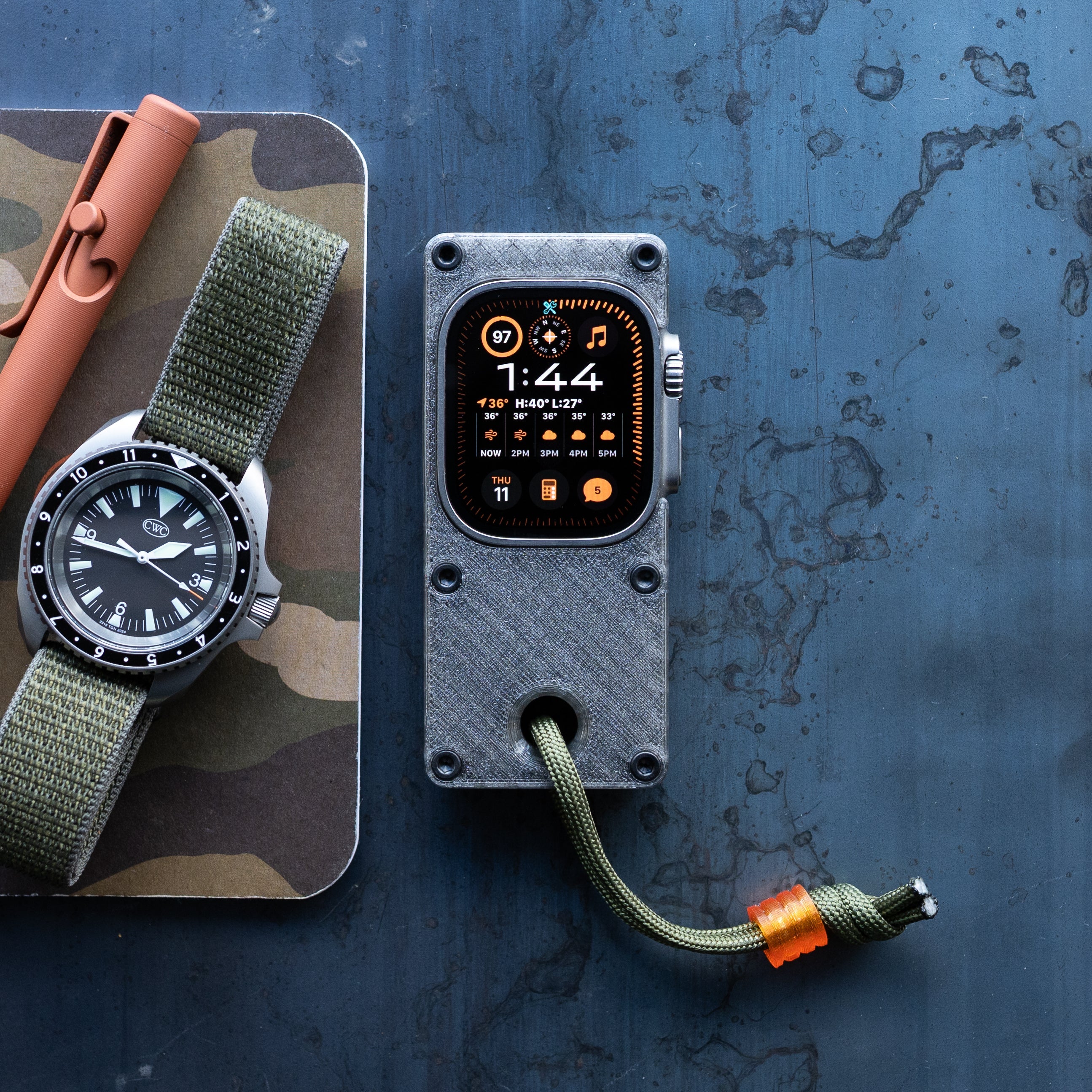 miniphone ultra (mpu) case for Apple Watch Ultra 1/2/3 - dark grey