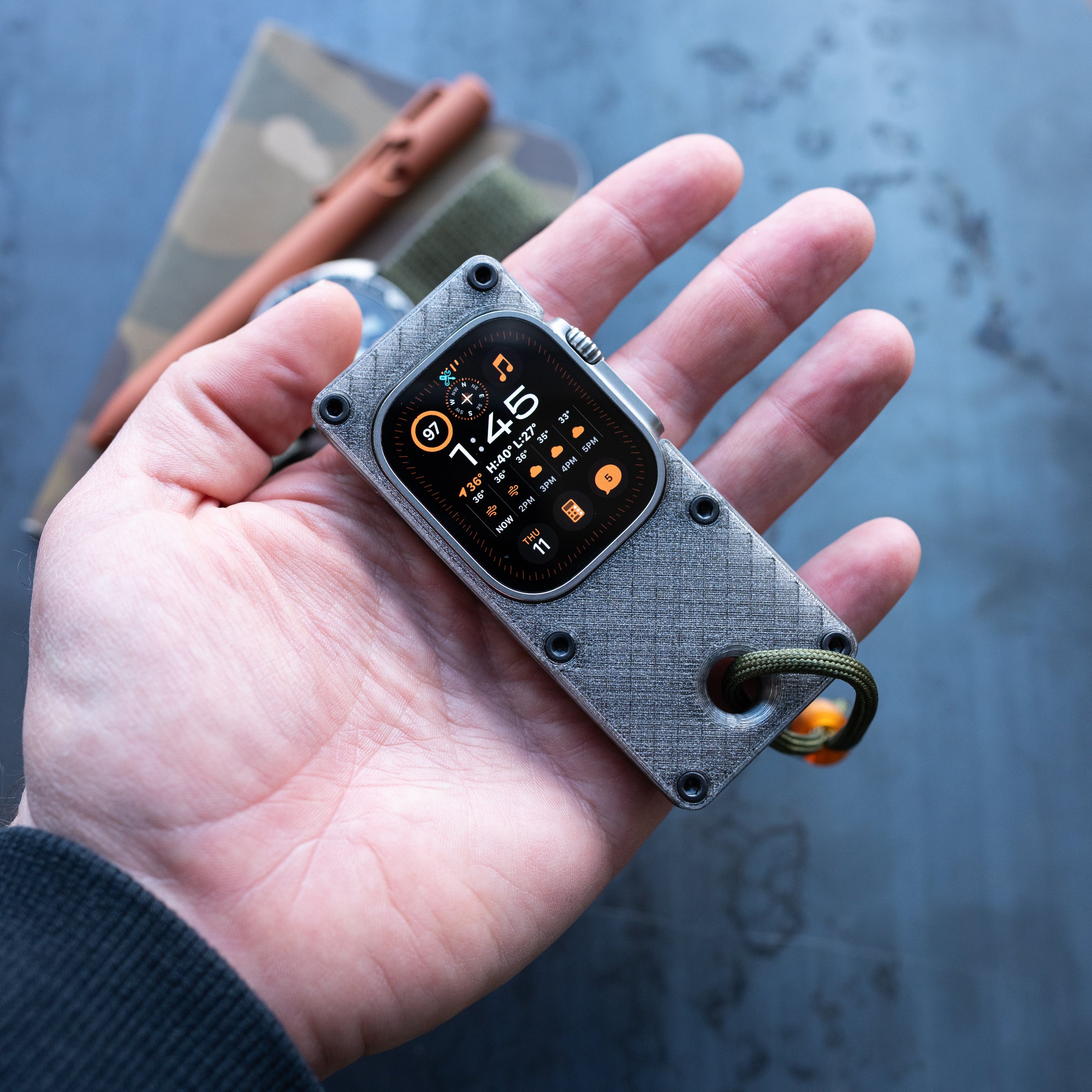 miniphone ultra (mpu) case for Apple Watch Ultra 1/2/3 - dark grey