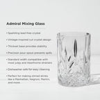 Admiral Crystal Mixing Glass