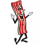 Mr. Bacon Jumbo Fridge Magnet – Ultimate Bacon Lover's Kitchen & Car Decor 🥓