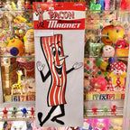 Mr. Bacon Jumbo Fridge Magnet – Ultimate Bacon Lover's Kitchen & Car Decor 🥓