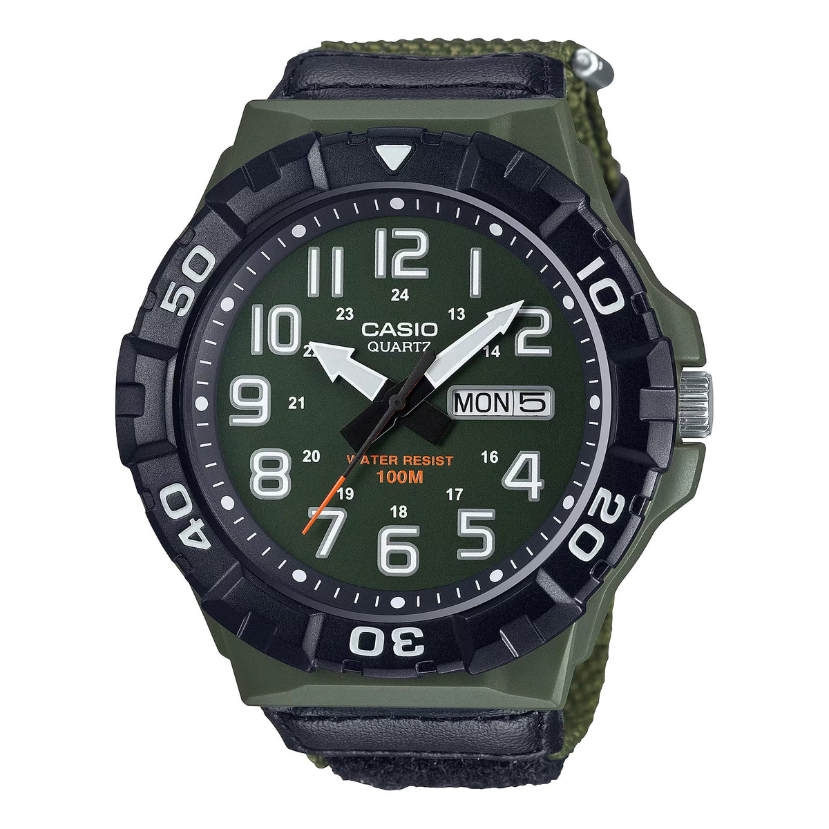 Casio Men's Oversized Sport Watch with Green Dial - MRW-210HB-3BV