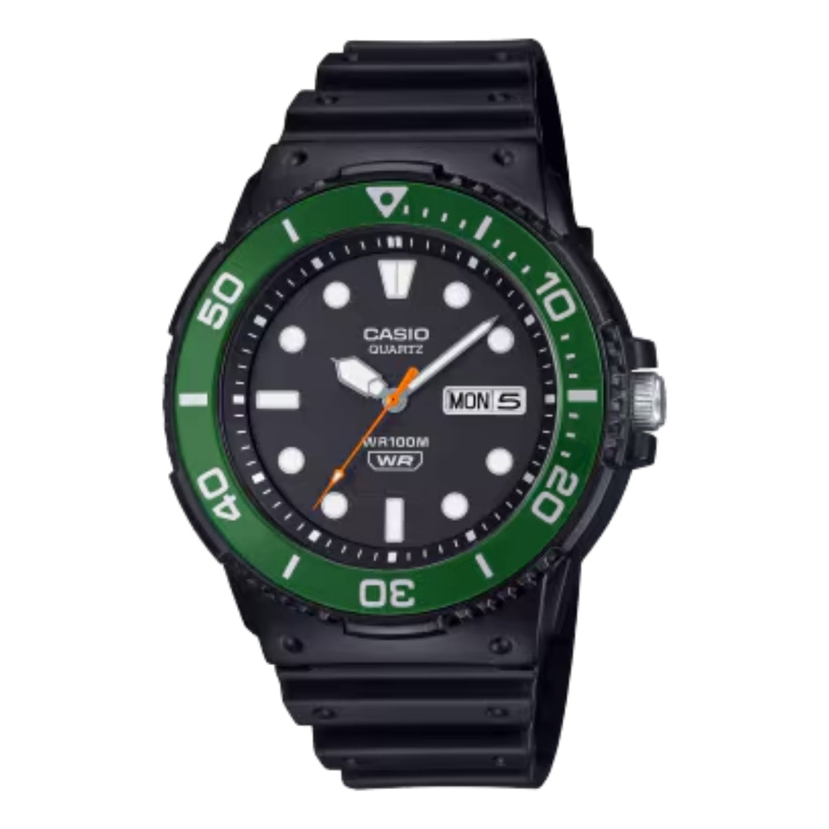 Casio Men's Black Analog Watch with Black Dial - MRW-230H-1E3VCF