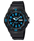 Casio Men's Water-Resistant Analog Watch with Blue Dial - MRW-200H-2BV
