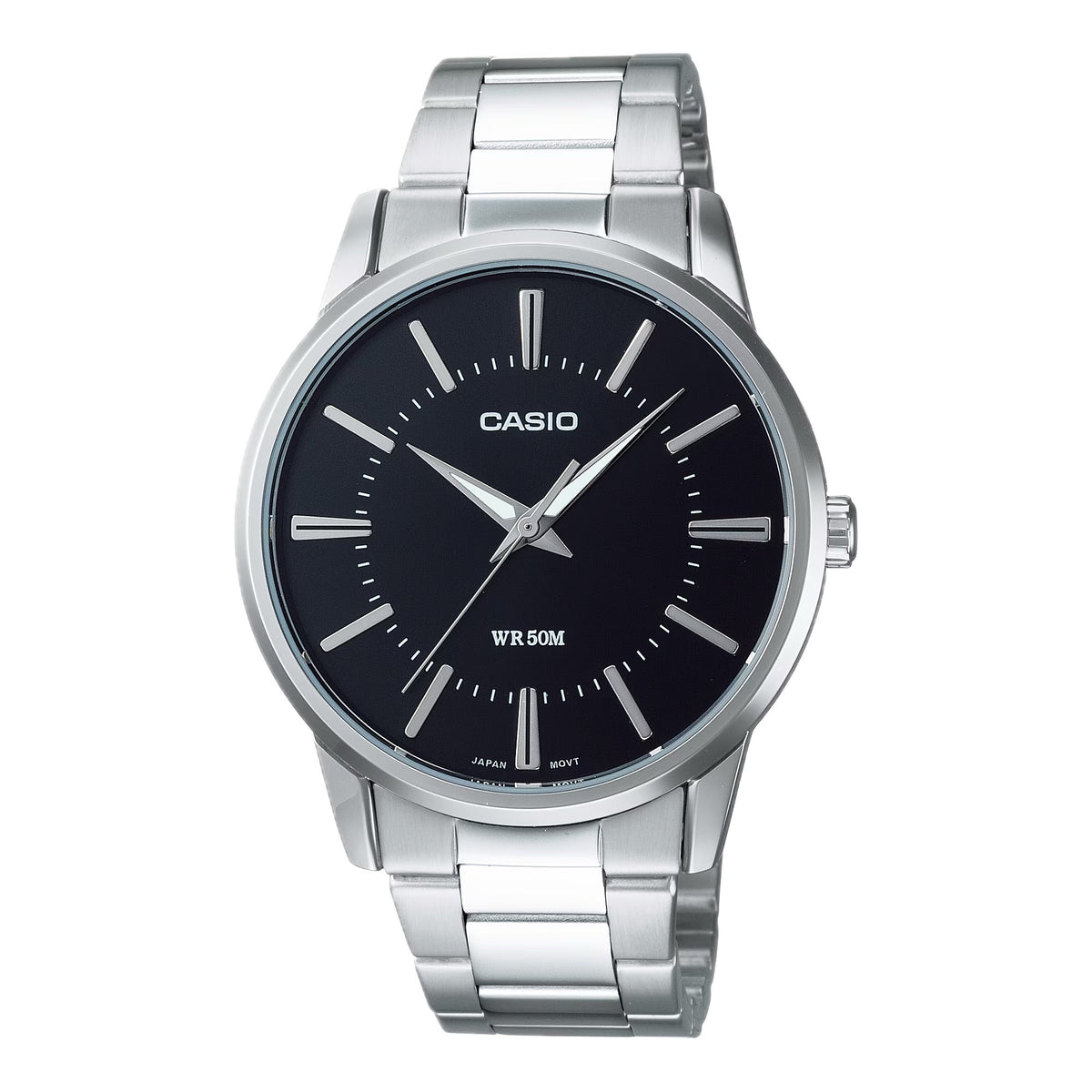 Casio Women's Black Dial Stainless Steel Bracelet Watch - Casio_LTP_1303D_1AVDF