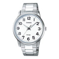 Casio Women's Silver Stainless Steel Bracelet Watch - LTP-1303D-7BV