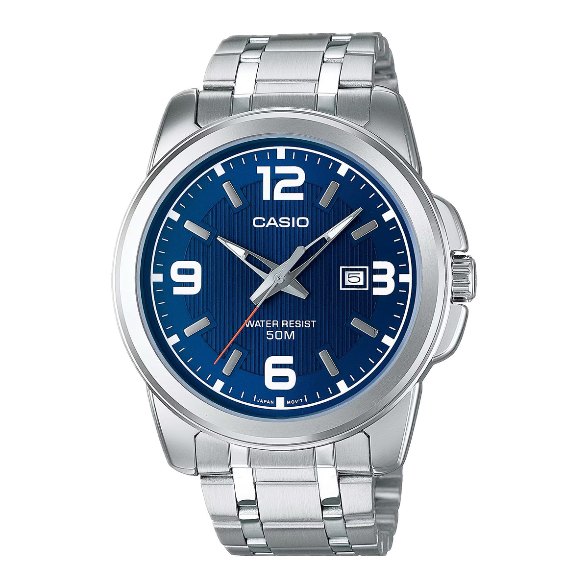 Casio Women's Blue Dial Stainless Steel Bracelet Watch - LTP-1314D-2AVDF