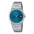 Casio Men's Stainless Steel Watch with Blue Dial - MTP-B145D-2A2VDF