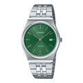 Casio Men's Stainless Steel Watch with Green Dial - MTP-B145D-3AVDF