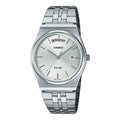 Casio Men’s Silver Dial Stainless Steel Day Date Watch - MTP-B146D-7AVDF