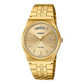 Casio Men's Gold-Tone Stainless Steel Watch Champagne Dial - MTP-B146G-9AVDF