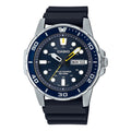 Casio Men’s Blue Dial Solar Stainless Steel Sport Wristwatch - MTP-S110-2AVCF