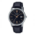 Casio Men's Black Analog Watch with Black Dial - MTP-V002L-1B3UDF