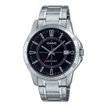 Casio Men's Black Dial Stainless Steel Bracelet Watch - Casio_MTP_V004D_1CUDF