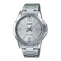 Casio Men's Silver Dial Stainless Steel Bracelet Watch - LTP-V004D-7B2UDF