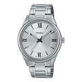 Casio Men's Classic Roman Numeral Analog Watch with Steel Bracelet - MTP-V005D-7B5UDF