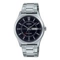 Casio Men's Day Date Analog Watch with Black Dial - MTP-V006D-1CUDF