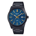 Casio Men's Black Watch with Blue Dial - MTP-VD03B-2AUDF