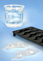 Mustache Ice Cube Tray - chocolate or gelatin mold - Archie McPhee