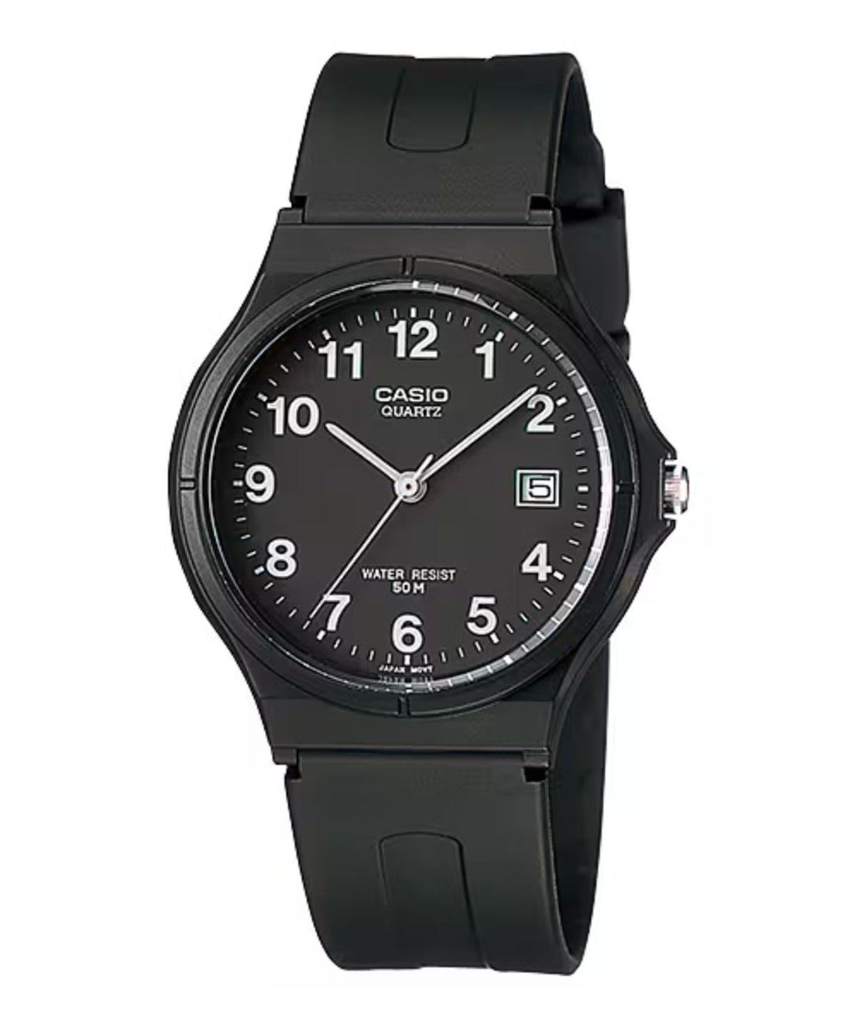 Casio Men's Black Dial Strap Analog Watch - MW-59-1BVDF