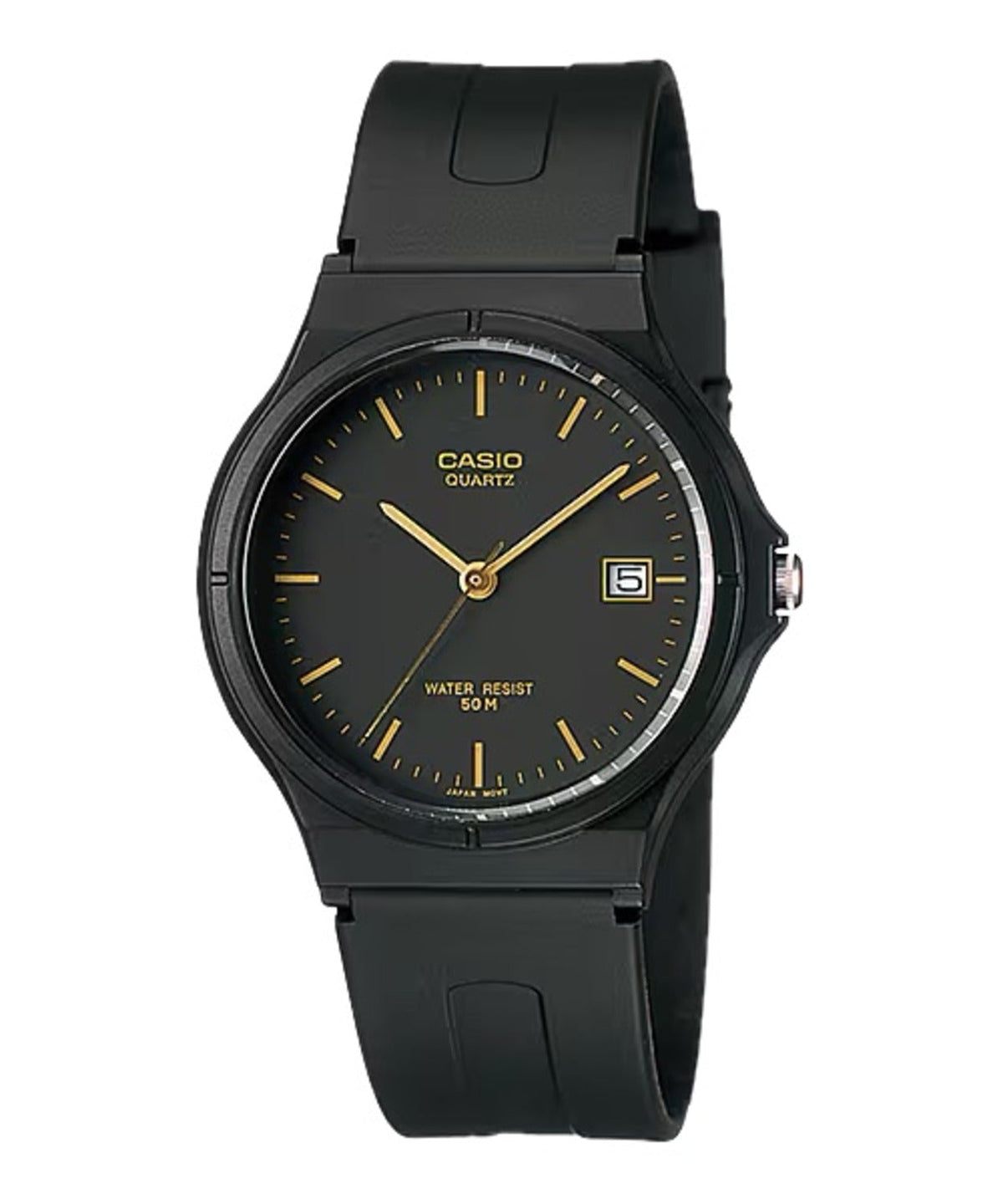 Casio Men's Black Dial Resin Strap Watch - MW-59-1EVDF