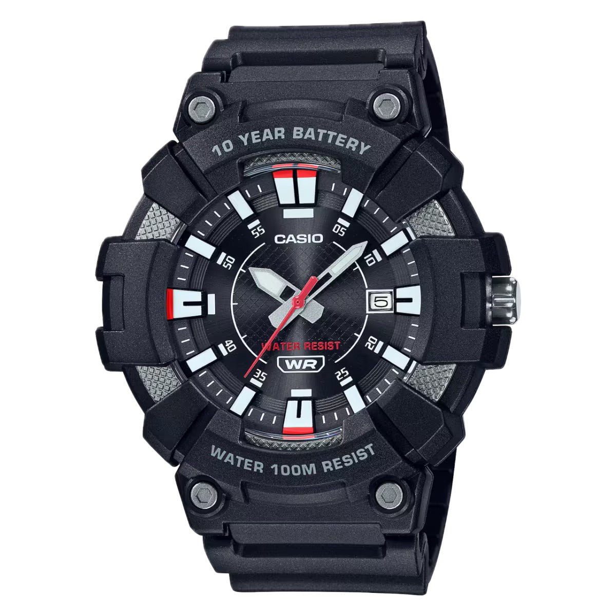 Casio Men's Sport Watch with Black Dial - MW-610H-1AVCF