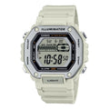 Casio Men's Heavy-Duty Digital Sport Watch with White Band - MWD-110H-8AV
