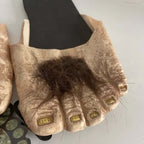 Billy Bob's Big Old Hairy Feet Costume Bigfoot Novelty Slipper Sandals
