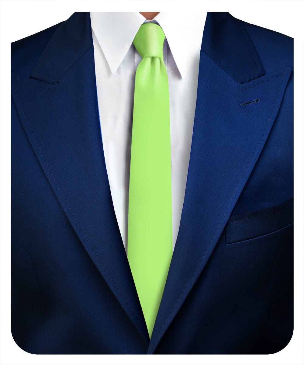 Vittorio Farina Men's Satin Skinny Necktie